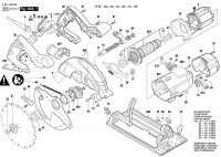 Bosch 3 601 F23 071 GKS 190 Circular hand saw 230 V / GB Spare Parts GKS190